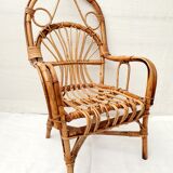 Children's rattan armchair