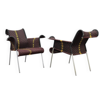 Ensemble de 2 fauteuils « Iris » de Dominique Pétot pour Moroso, 2009