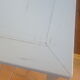 Small sky blue patina farm table