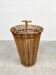 Midcentury rattan umbrella stand vintage 'Tiki'