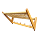 Mid-century coat rack and wall shelf, Czechoslovakia, 1950s
