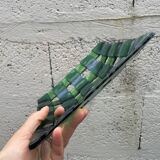 Coupelle à bijoux en verre soufflé bouche tressée de Murano