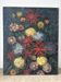 Fleurs, huile au couteau, signée Roger Remy 1960