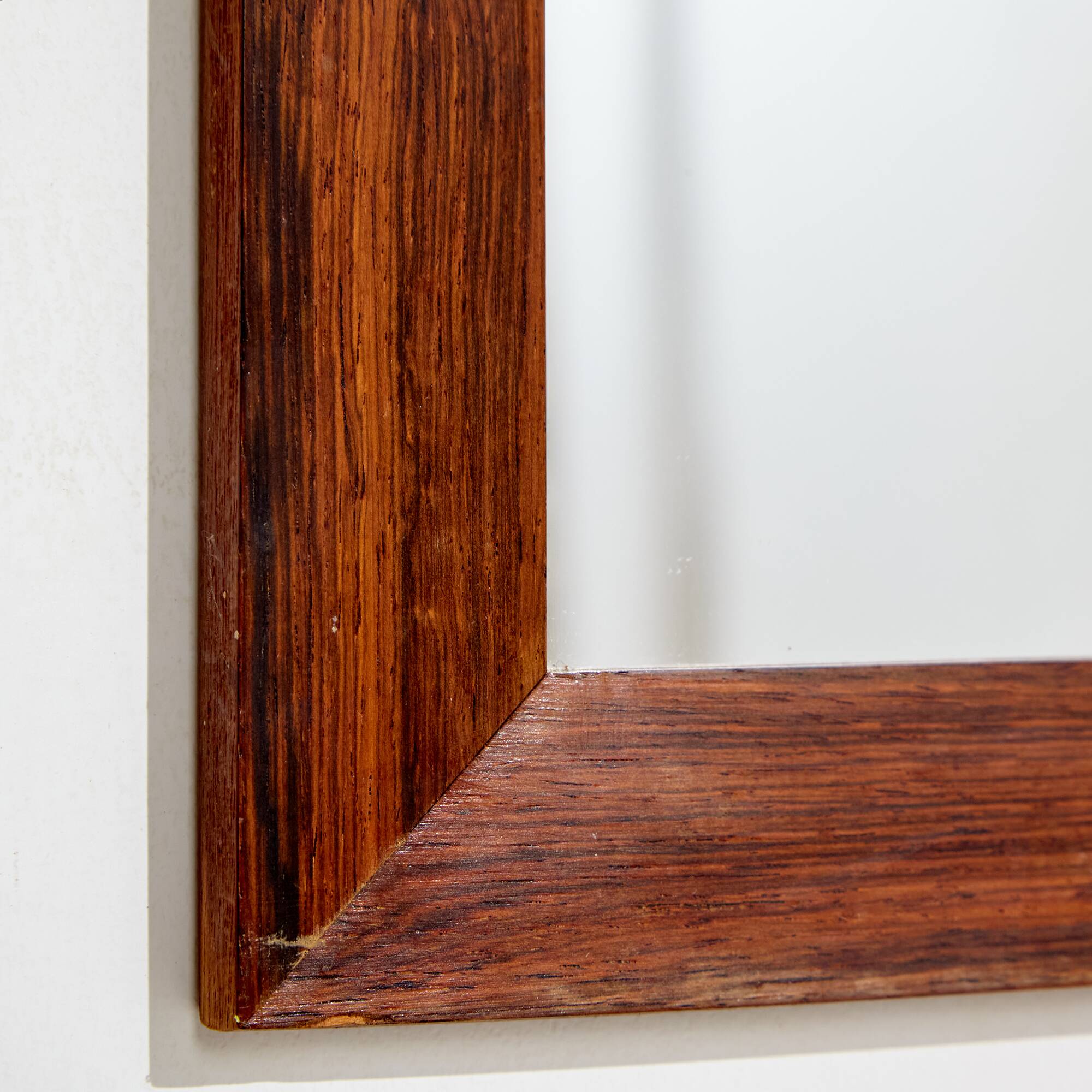 Rosewood Framed Mirror from Denmark, 1960s (MK9091)