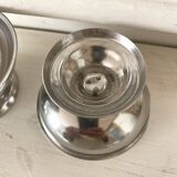 Stainless steel ice cream bowls