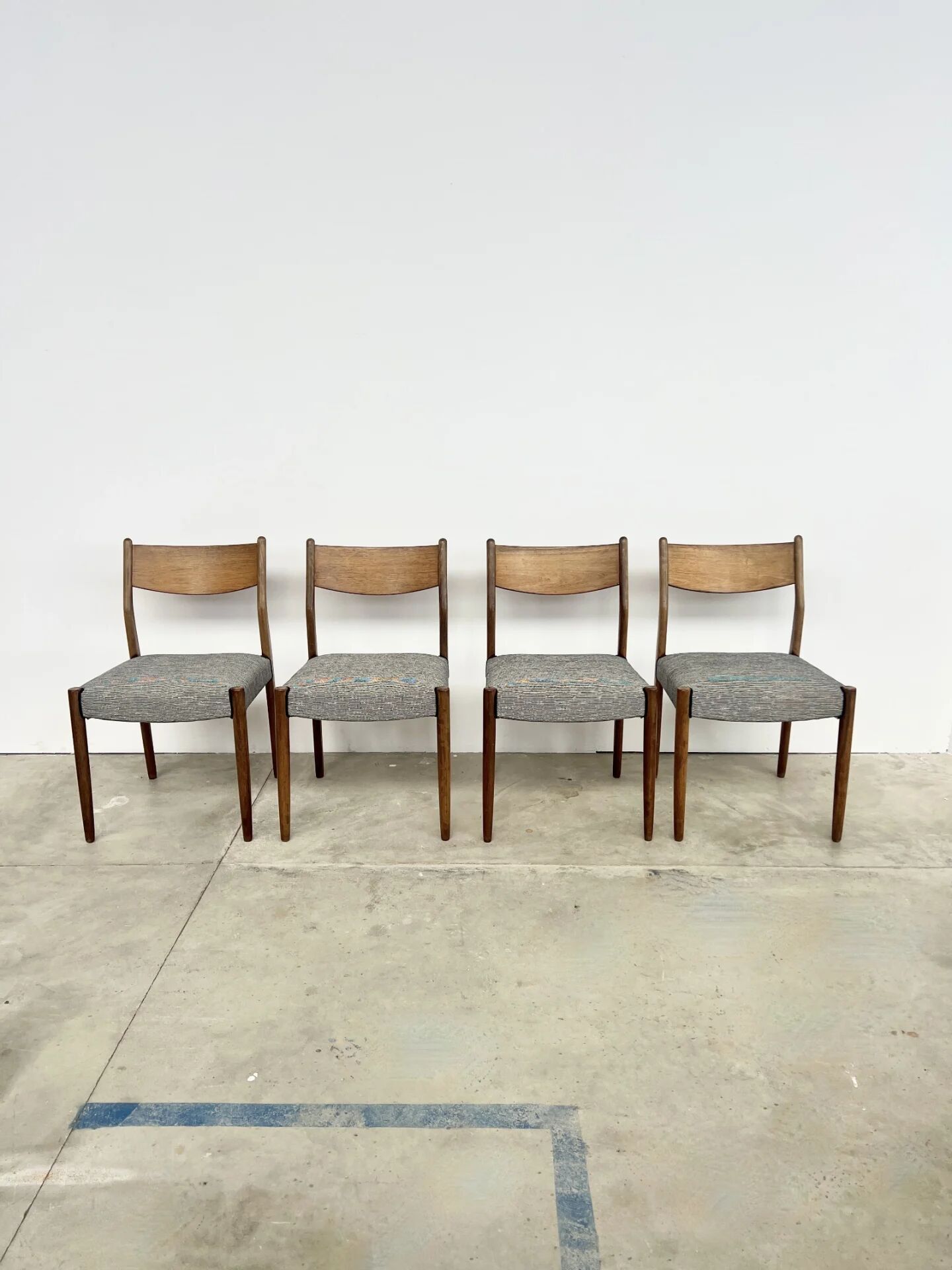 Teak chairs Cees Braakman set of 4