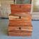 3 nesting chests in solid acacia