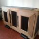 Enfilade 3 doors sandblasted oak and blackened oak year 40