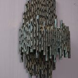 1960s brutalist wall lamps by Marcello Fantoni, Italy