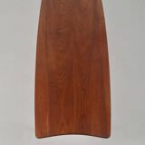 Danish coffee table in solid wood with beautiful design, 1960s