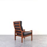 Mid-Century Teak Lounge Chairs by Illum Wikkelsø for Niels Eilersen, 1960s.