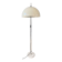 Vintage Dijkstra mushroom floor lamp with white acrylic glass shade.