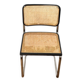Marcel Breuer black chair B32 Cesca Made in Italy