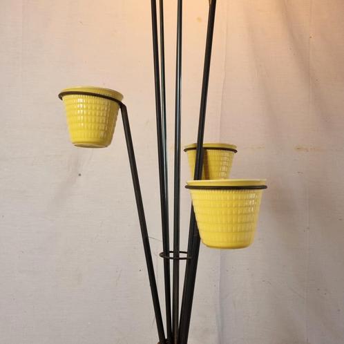 Vintage French 1950's Tripod Floor Lamp, Plant Stand