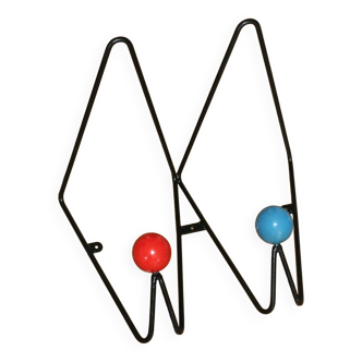 Roger feraud coat hook 2 balls 1950