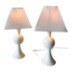 Paire de lampes de chevet vintage