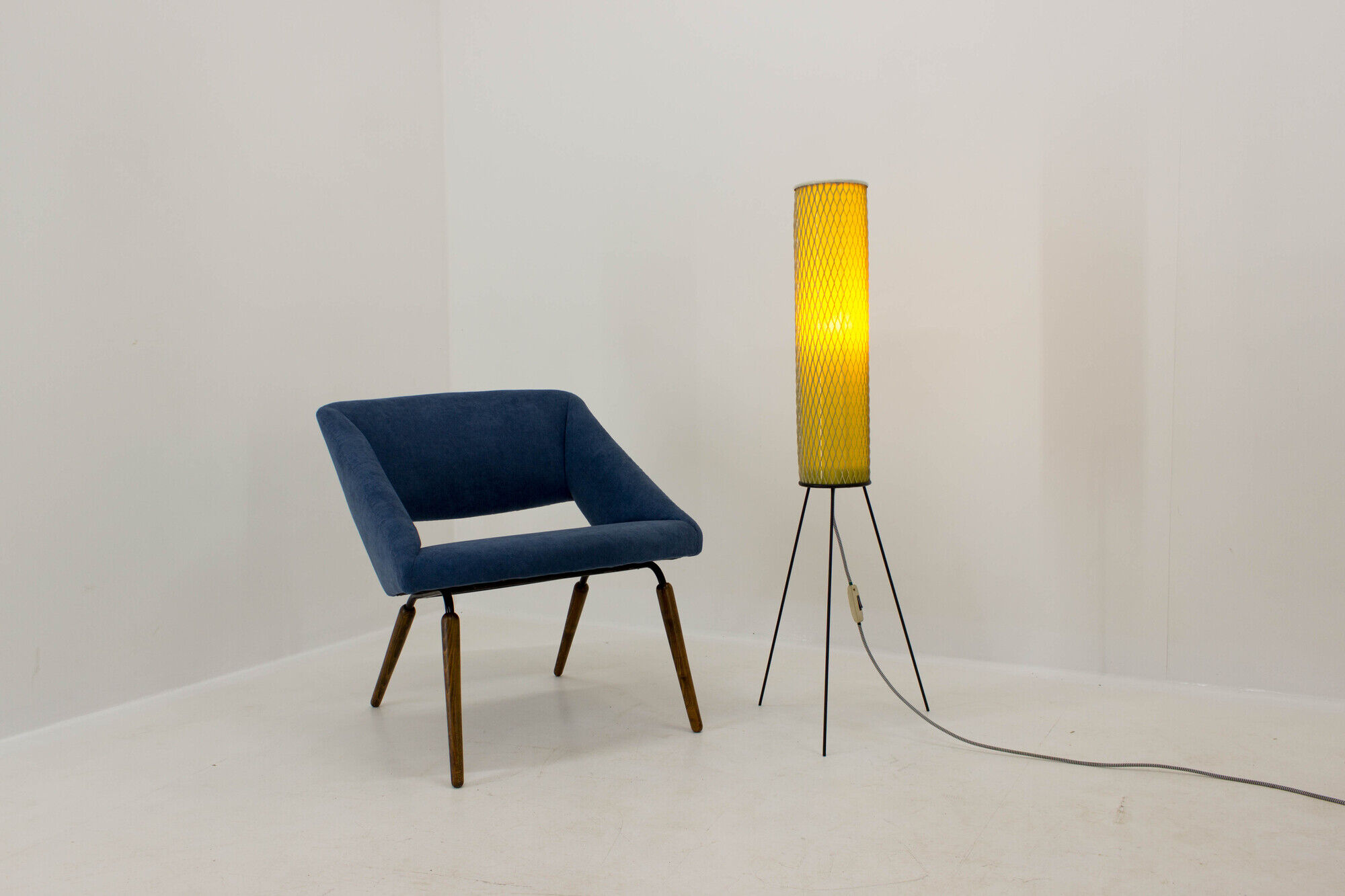Mid-Century Floor Lamp "Rocket" by Josef Hurka for Napako, 1960s