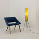 Mid-Century Floor Lamp "Rocket" by Josef Hurka for Napako, 1960s