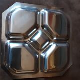 Metal compartment dish