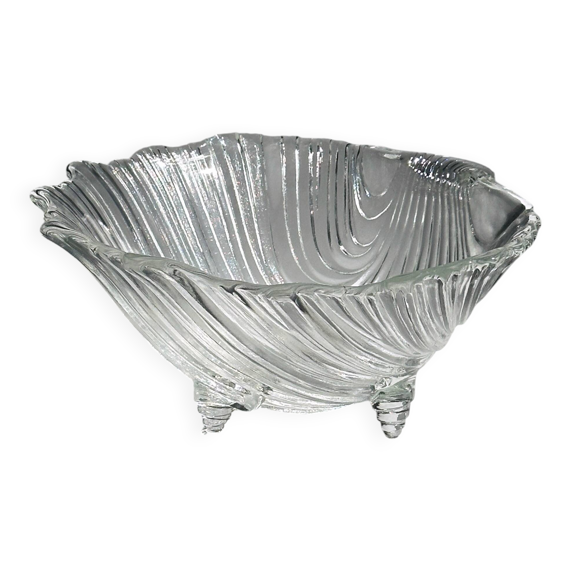 Large shell shaped bowl - Art Deco Revival 1980s