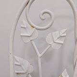 Sculptural Wrought Iron Garden Chairs with Tree Design 1950s Set of 5