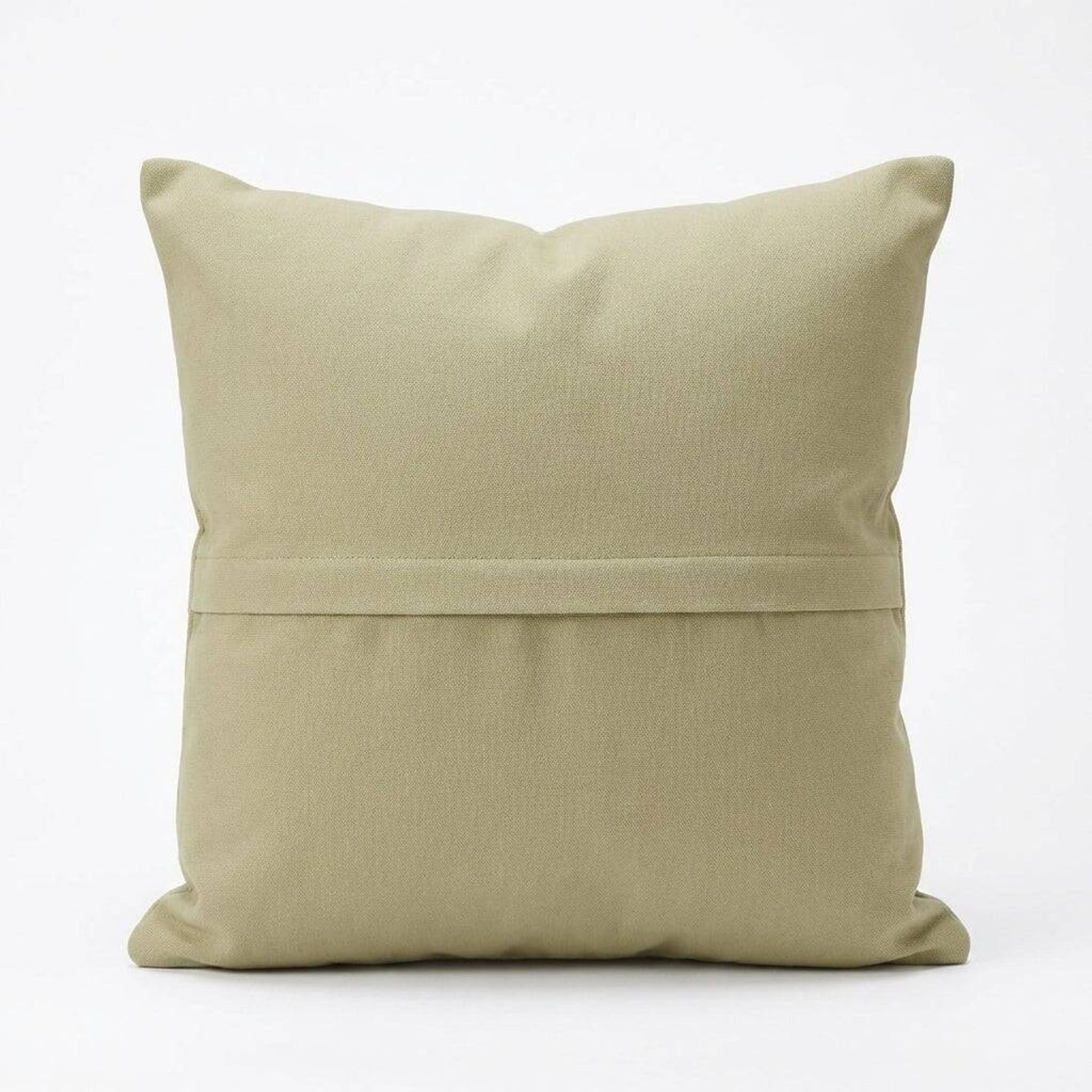 Housse de coussin brodée vintage 33x33 cm