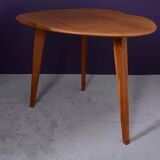 Tripod coffee table, solid oak, Steiner edition