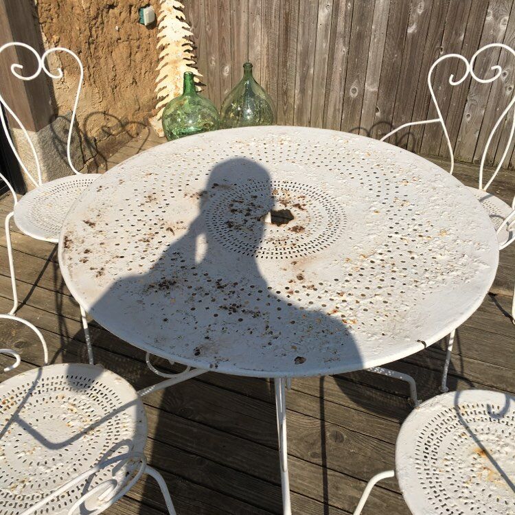 Wrought iron living room