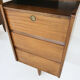 Bureau en teck du milieu du siècle, Pays-Bas des années 1960