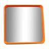 Orange square mirror 70s