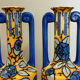 Paire de vases époque art déco a décors émaillé
