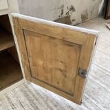 Meuble de métier enfilade patine blanche