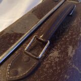 Small suitcase vintage wood and cardboard