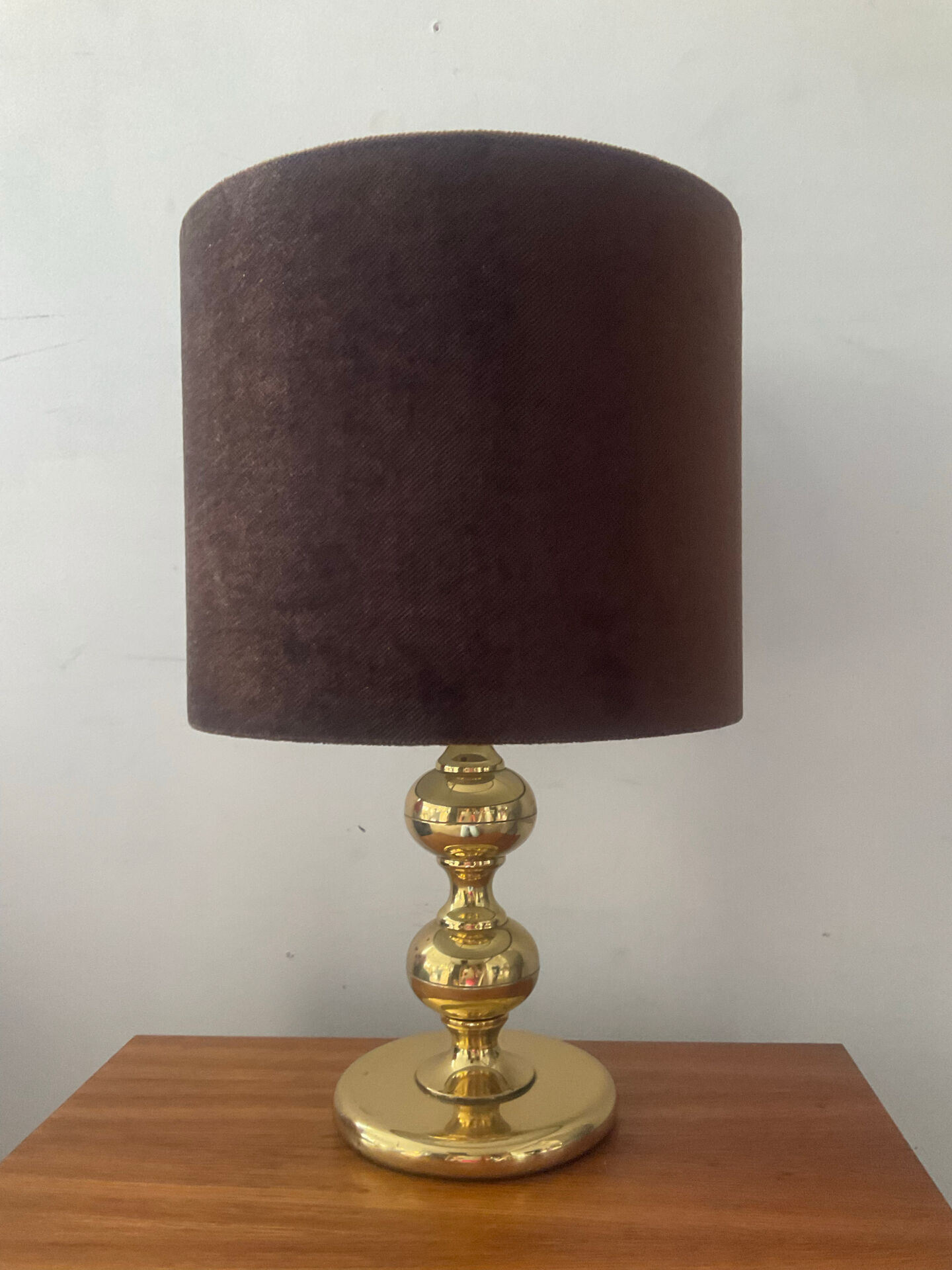 Brass lamp from the 60s-70s.