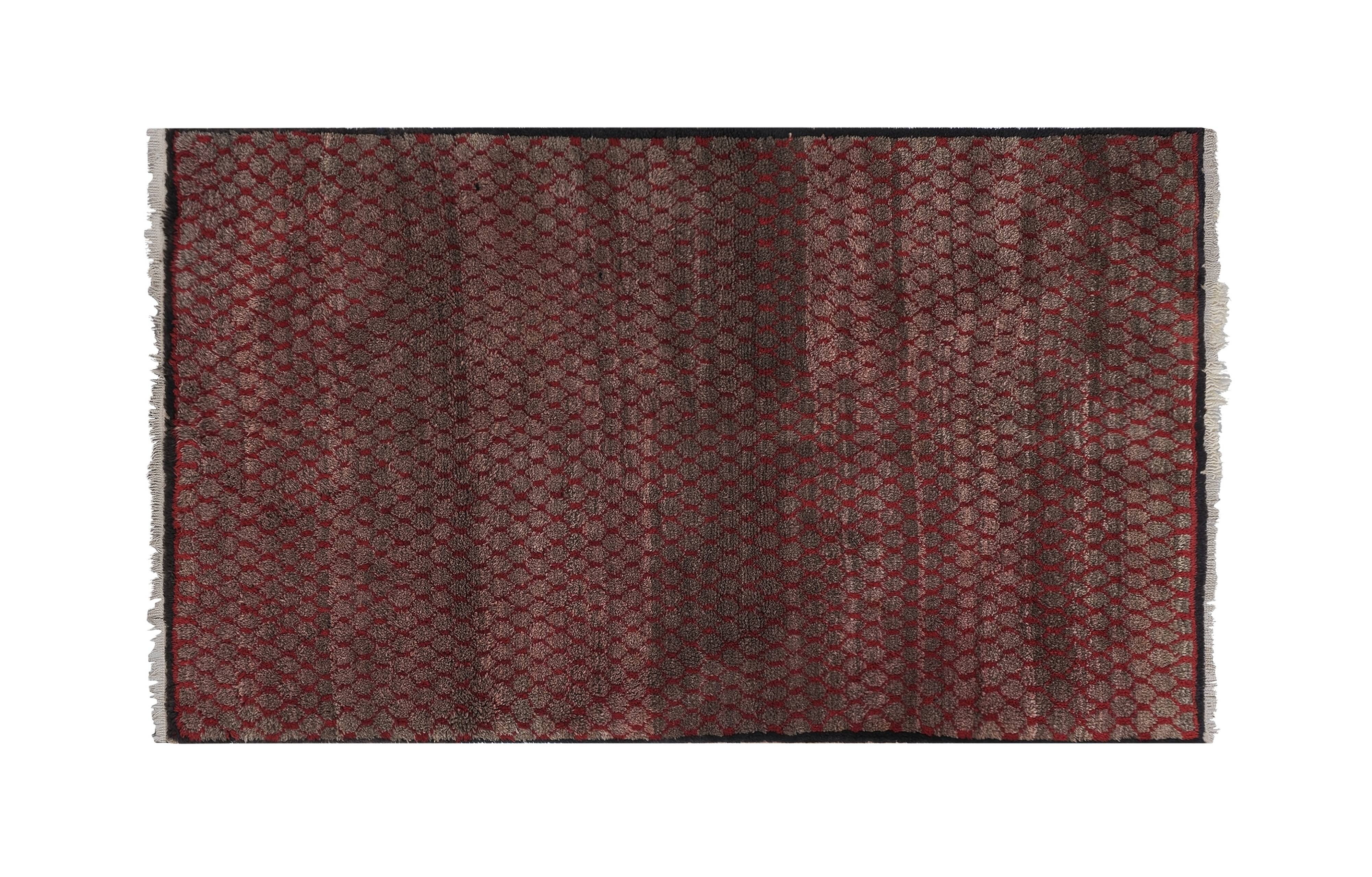 Vintage Turkish Oushak Rug Handwoven 106x180 cm