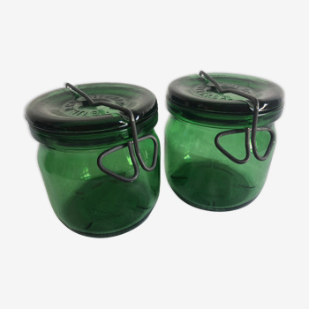 Pair of jars bulach 1/2 liter