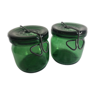 Pair of jars bulach 1/2 liter