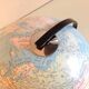 Girard and Barrère terrestrial globe on tripod base / vintage 50s-60s