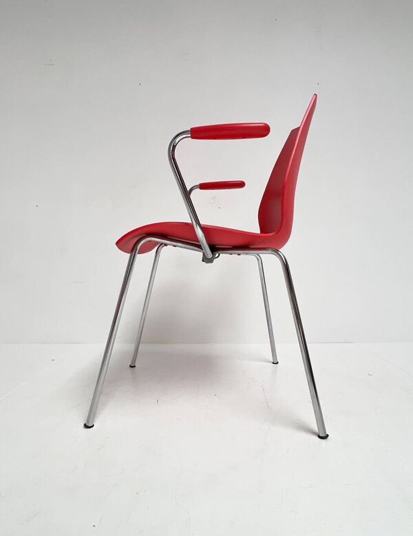 Ensemble de 4 chaises Maui Kartell par Vico Magistretti, années 1980