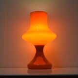 Large glass table lamp, by Stepan Tabery for OPP Jihlava, 1970's.