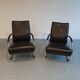 Paire de fauteuils tubulaires