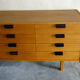 Commode coiffeuse par André Simard vers 1955, France