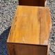 Pair of vintage 50s walnut bedside tables