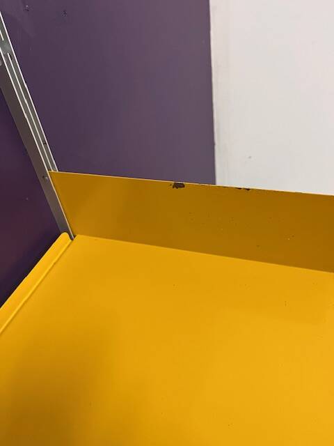 Modular shelving system by designer Dieter Rams, produced by Vistoe