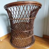 wicker armchair