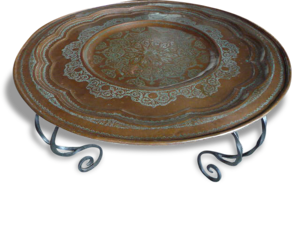 Table basse cuivre