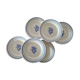 Set of 6 old flat plates Gien