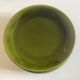 Set de 6 assiettes plates 1960 en faience verte