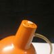 Lampe de bureau vintage - métal laqué orange - 1970
