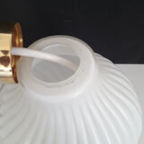 Vintage opaline pendant lamp